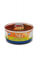 Консервы Farmina N&D GF Pumpkin Cat Boar & Apple, 70 г