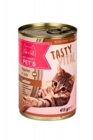 Паштет My happy Pets  для кошек с печенью, 415 г