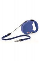 Рулетка-поводок Flexi Classic Long S, трос, 7м 12кг