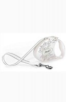 Рулетка-поводок Flexi Glam S, Крылья, лента 3м 12кг