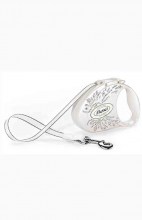 Рулетка-поводок Flexi Glam S, Крылья, лента 3м 12кг