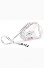 Рулетка-поводок Flexi Glam М, Композиция, лента 5м 25кг