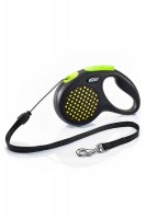 Рулетка-поводок Flexi DESIGN M,Cord трос, 5м 25кг