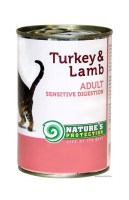 Natures Protection Sensitive Digestion (индейка и ягненок), 400 г.