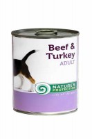 Natures Protection Adult (говядина и индейка), 400 г.