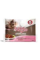 Кусочки в соусе Miglior Gatto Sterilized Multi Pack, 85 г.