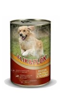 Консерва Morando Flik&Flok (Кусочки с курицей и индейкой), 1250 г