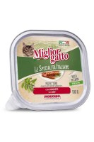 Паштет Miglior gatto Le Specialità Italiane с говядиной. 100 г.