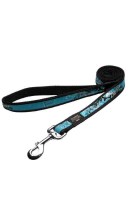 Удлиненный поводок Rogz Lijn XL Turquoise Chrome Extra long