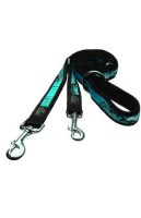 Поводок перестежка Rogz Lijn Multy Turquoise Chrome