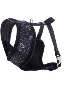 Шлейка-манишка Rogz  Lapz Trendy Wrapz Black Bones