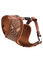 Шлейка-манишка Rogz Lapz Trendy Wrapz Brown Bones
