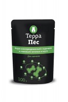 Терра Пёс консервы щенков с курицей и говяжьей печенью  в соусе, 100 г.