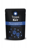 Терра Кот, консервы для взрослых кошек с печенью кролика в желе, 85 г.