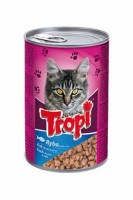«Tropi» Duo для кошек в соусе с рыбой, 415 г.