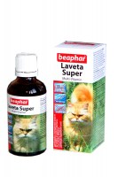 Кормовая добавка Laveta Super для кошек Beaphar, 50 мл.