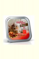 Паштет Miglior Gatto Steril (говядина, печень и морковь), 100 г.