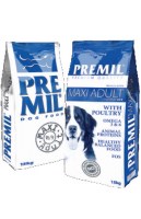 Корм Premil Maxi Adult премиум класс с курицей и говядиной