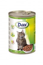 Консервированный корм Dax Classic line с кроликом  для кошек.