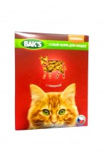 Сухой корм для кошек BAKS с говядиной
