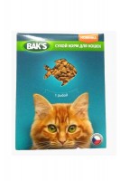 Сухой корм для кошек BAKS с рыбой
