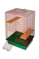 Клетка Рэд Пластик для шиншилл разборная, 2 этажа