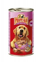 Консервы Propesko Pouch Dog c говядиной, курицей и дичью