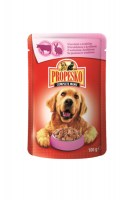 Консервы Propesko Pouch Dog c говядиной и кроликом, 100 г