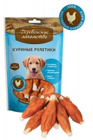 Куриные рулетики для щенков Деревенские лакомства, 90 г.