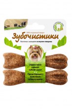 Косточка со вкусом говядины Деревенские лакомства, 2 шт..