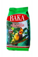 ВАКА корм для мелких и средних попугаев (линька), 500 г.
