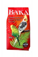 ВАКА корм для мелких и средних попугаев, 500 г.