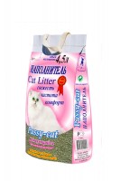 Наполнитель Pussy-cat Комкующийся (розовый), 4,5 л.