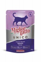 Мусс Miglior MC UNICO Lamb (С ягненком) для кошек , 85 г.