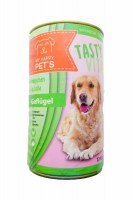 Паштет My happy Pets Premium для взрослых собак с домашней птицей, 1240 г