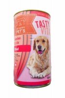 Паштет My happy Pets Premium для взрослых собак с говядиной, 1240 г