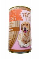Паштет My happy Pets Premium для взрослых собак с печенью, 1240 г