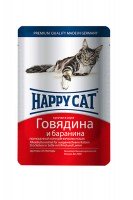Консервы Happy Cat Adult (Говядина, баранина), 100 г.
