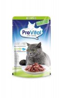 Консервы PreVital Naturel Sterile (Лосось) в соусе, 85 г