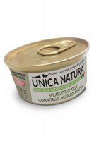 Консервы Unica Natura для взрослых кошек (курица, телятина, оливки), 70 г
