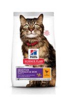 Hill's Science Plan Feline Adult Sensitive Stomach & Skin с курицей