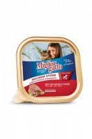 Консервы Miglior gatto Beef and heart (с говядиной и сердцем), 100 г.