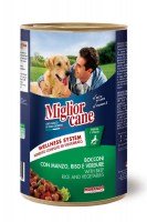 Консерва Miglior Classic Line Beef /Rice/Vegetables (Говядина, рис, овощи), 1250 г