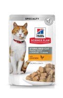 Hills Science Plan Sterilised Cat с курицей, 85 г.