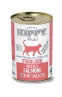 Паштет Kippy Pate Sterilized Cat с лососем, 400 г
