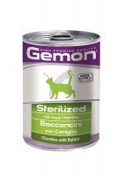 Консервы Gemon Cat Sterilized Rabbit (с кроликом), 415 г.