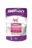 Gemon Pouch Cat Kitten Chicken (с курицей), 100 г.