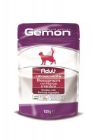 Gemon Pouch Cat Adult Beef/Veg (с говядиной и овощами), 100г.