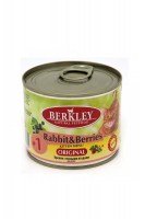Консервы Berkley №1 для котят (кролик с лесными ягодами), 200 г