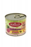 Консервы Berkley №6 для взрослых кошек (телятина с лесными ягодами), 200 г